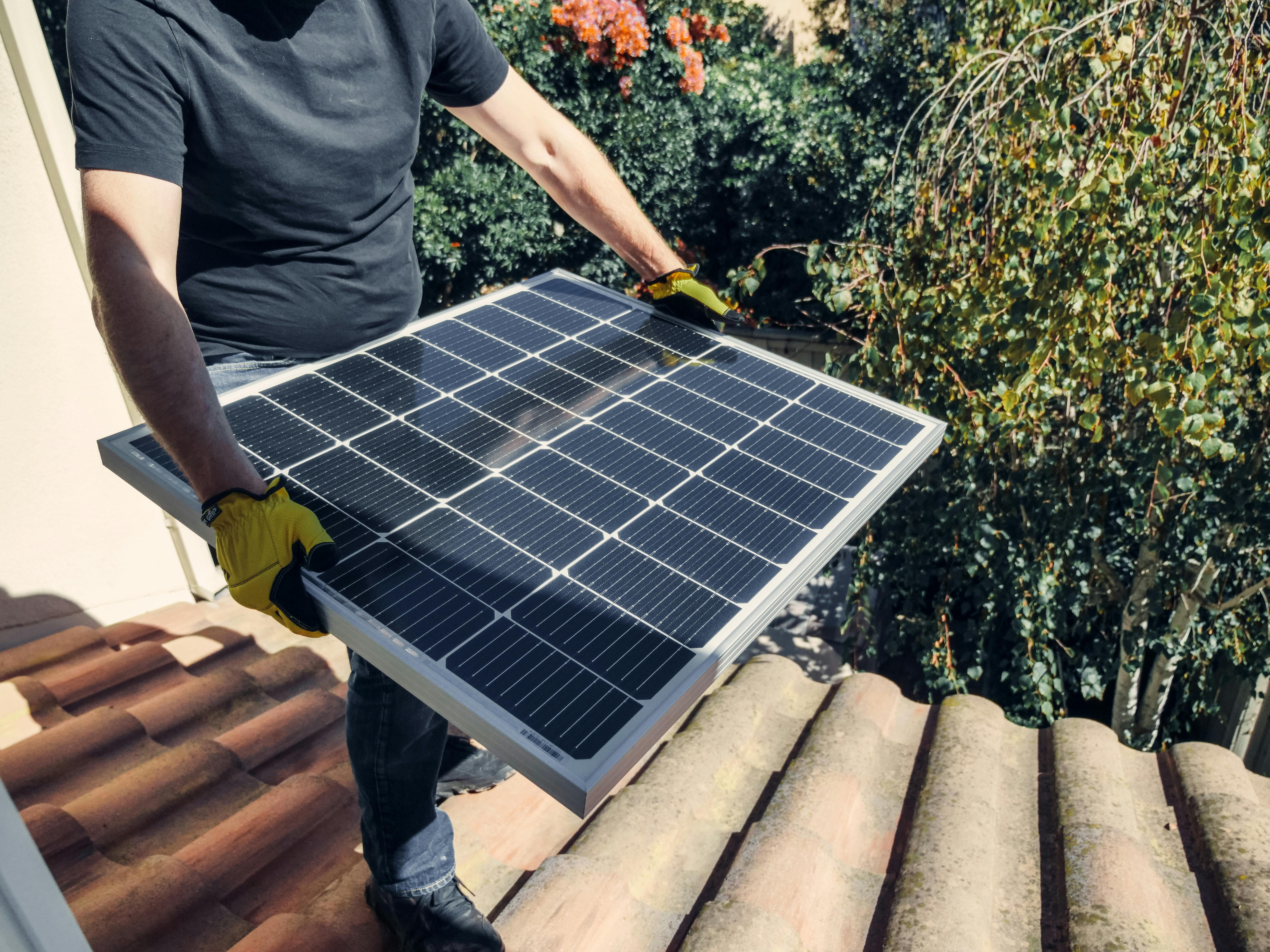 Decommissioned Solar Panels